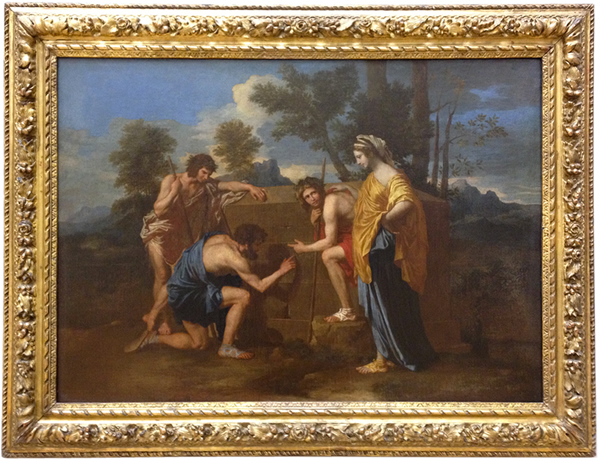 The Arcadian Shepherds or Et In Arcadia Ego - Louvre Museum