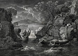 Winter or The Flood - Engraving - Zoom